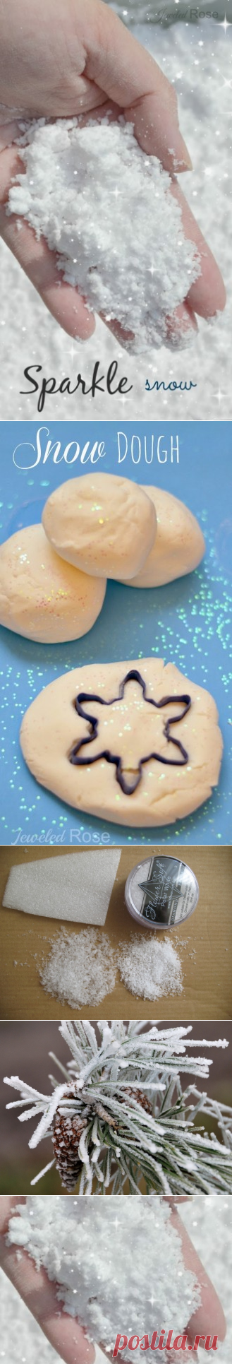 Как самим сделать искусственный снег! 20 рецептов. - Новый год - Женский Мир