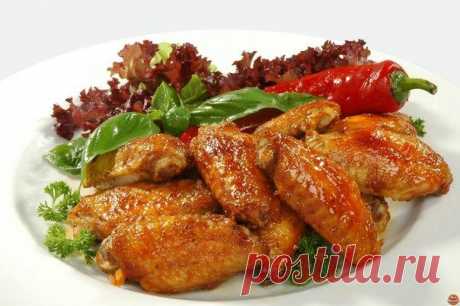 Куриные крылышки в мультиварке