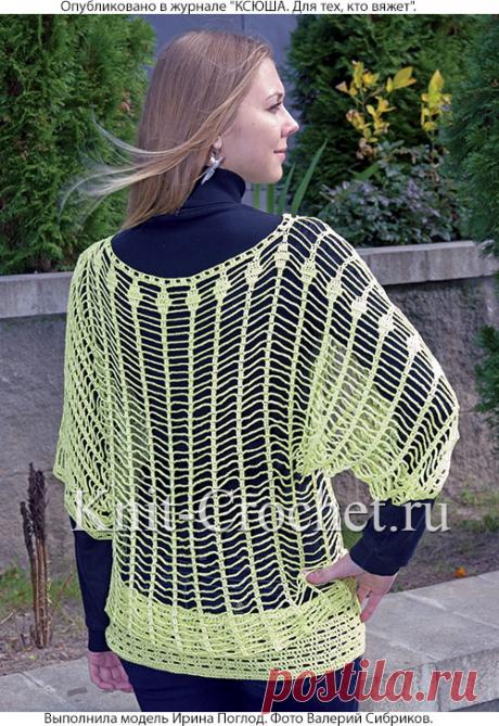Туника декоративная крючком. - Туники, вязанные крючком - Вязание крючком - Каталог статей - Вязание спицами и крючком