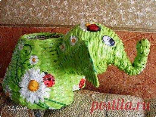 ПЛЕТЕНЫЙ СЛОНИК (МК) | Страна Мастеров