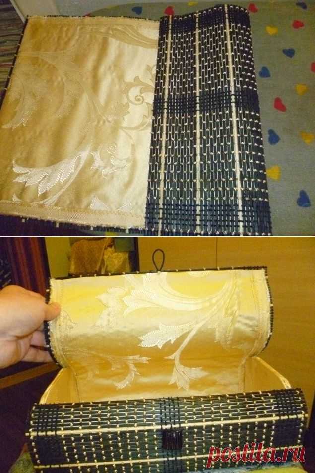 Делаем шкатулку из бамбуковой салфетки / Прочие виды рукоделия / Другие виды рукоделия