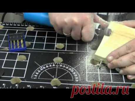 Работа бормашинкой Профиль М-01 насадками Dremel