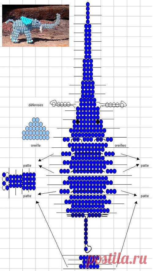 объемные фигурки из бисера
