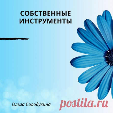 На изображении может находиться: текст «собственные инструменты ольга солодухина»