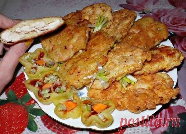 Кулинария>Куриная отбивная в картофельном кляре