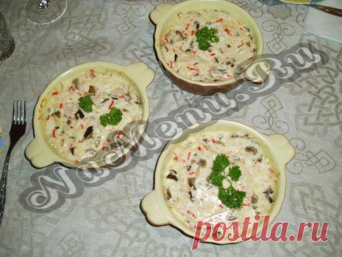 Горячая закуска с кальмаром