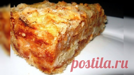 Самый вкусный сыпучий пирог с яблоками. Хит моей свекрови!