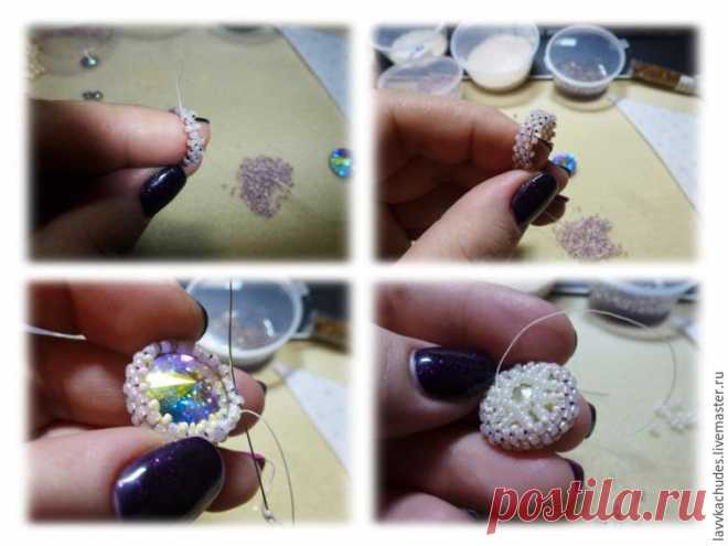 Делаем серьги «Королевский шик»
