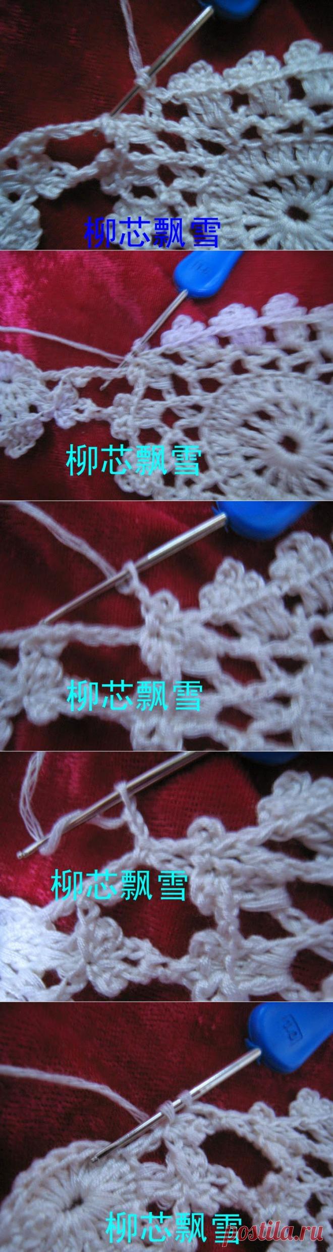 Irish crochet &: Туника. МК. Очень много фото.