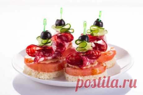 10 обалденных канапе на новогодний стол  — Фактор Вкуса