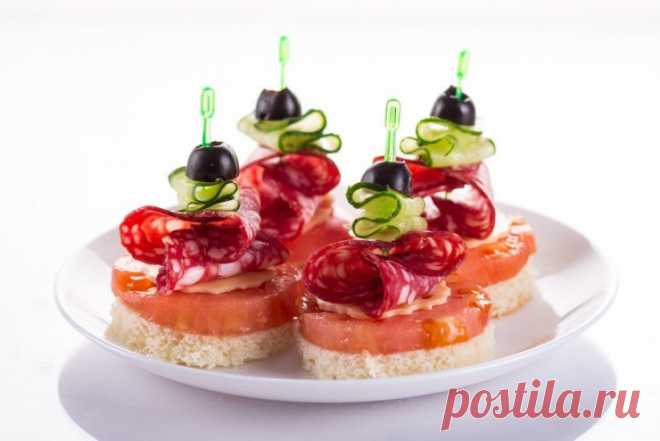 10 обалденных канапе на новогодний стол  — Фактор Вкуса