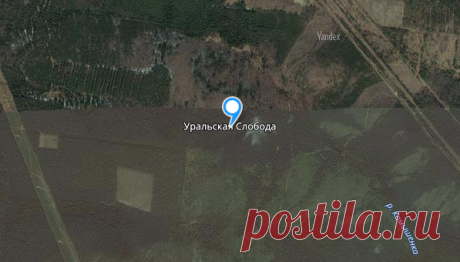 Карта - кп. Уральская слобода р-н. Невьянский