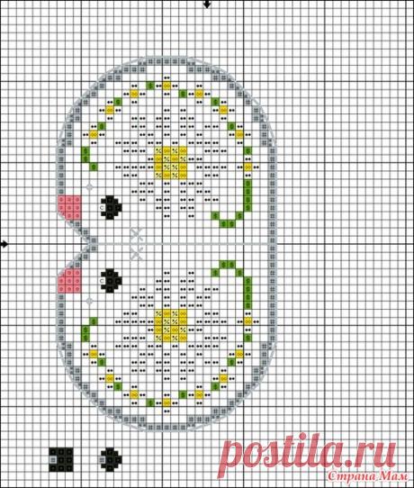 Орнамент "Ромашковый зайчик" - Бискорню и другие "кривульки" - Страна Мам