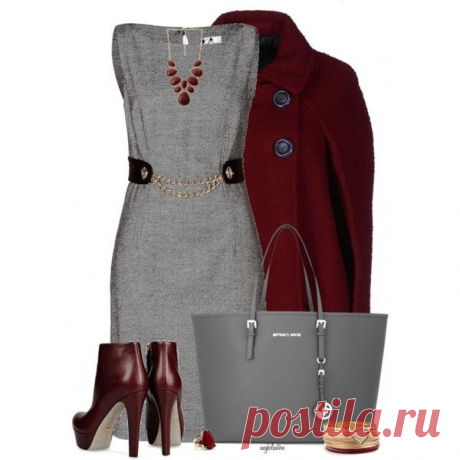 Look! Бордовый акцент! — Модно / Nemodno