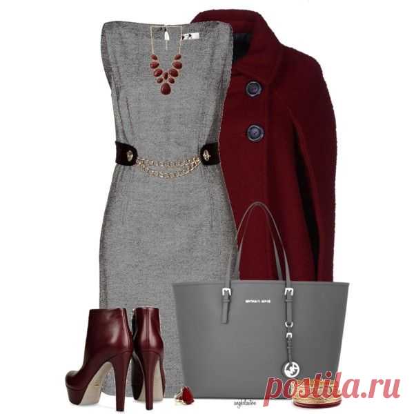 Look! Бордовый акцент! — Модно / Nemodno