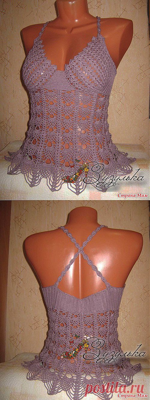 Топ с интересным лифом..