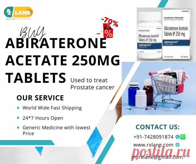 What is Indian Abiraterone Acetate Tablets Brands?

Abiraterone 500mg Tablets Thailand are a drug used in the treatment of metastatic castration-resistant prostate cancer( mCRPC). They belong to a class of drugs called androgen biosynthesis inhibitors.

Could Abiraterone 250mg Tablets be right for your type of Prostate  cancer?

For people with certain type of mCRPC, Abiraterone is a targeted treatment option.

Genuine Medicines delivered at your doorsteps!