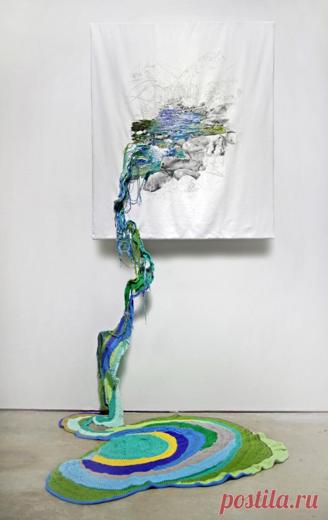 Очень необычная вышивка перуанской художницы Анны Терезы Барбозы: странные и одновременно притягательные картины. | Вышивка is Love | Яндекс Дзен