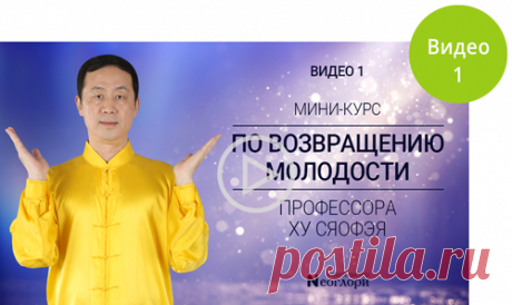 SY - Мини-курс - «Вводный курс цигун с профессором Ху Сяофэем» - Видео 1 - Издательство Неоглори