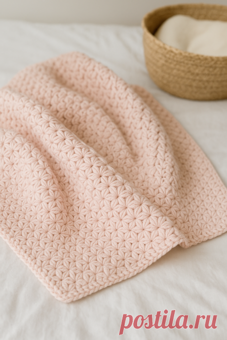 Jasmine Stitch Baby Blanket Pattern (Free Pattern)