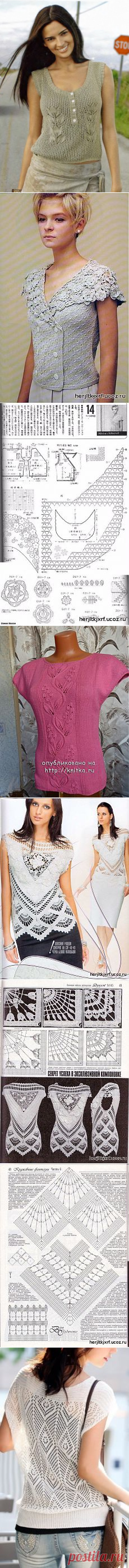 Поиск на Постиле: вязаные майки