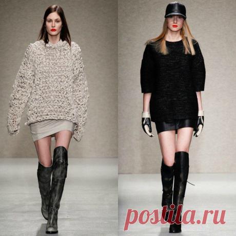 Вязаные вещи — главная тенденция сезона осень-зима 2014/15