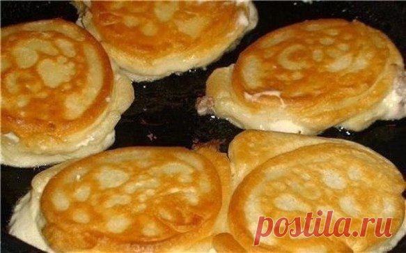 оладьи с фаршем