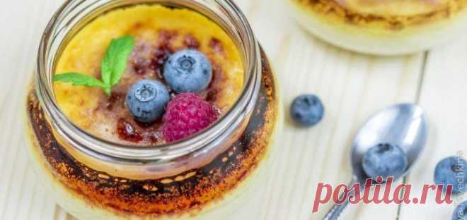 Лимонный крем-брюле