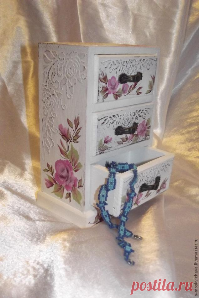 Комодик винтажный для украшений - Ярмарка Мастеров - ручная работа, handmade