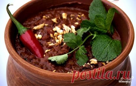 Лобио из красной фасоли консервированной