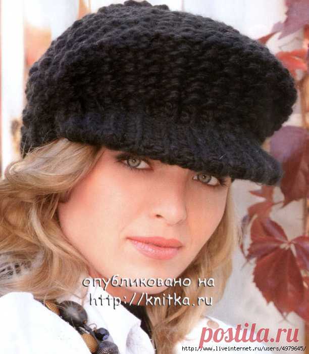 КАК ПРАВИЛЬНО СВЯЗАТЬ ШАПКУ С КОЗЫРЬКОМ СПИЦАМИ - БОЛЬШАЯ ПОДБОРКА