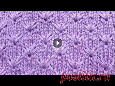 КРАСИВЫЙ УЗОР СПИЦАМИ &quot;ГИАЦИНТИКИ&quot;//ДЛЯ ВЯЗАНИЯ ДЕТСКИХ ВЕЩЕЙ. Сегодня для Вас я подготовила простой и красивый узор спицами. Этот узор подойдет для вязания детских вещей, женских кофточек и маечек....