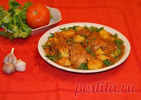 Чахохбили из курицы с картошкой рецепт с фото пошагово - 1000.menu