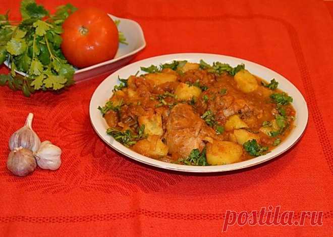 Чахохбили из курицы с картошкой рецепт с фото пошагово - 1000.menu