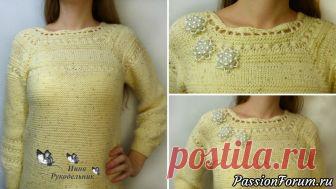 Как сделать БРОШЬ. Как украсить вязаное платье - запись пользователя Инна Рукодельник (Инна) в сообществе Бисер в категории Украшения из бисера: схемы, мастер классы Сделала пришивные броши и украсила ими вязаные платья. Броши делала из бусин, бисера и фетра.