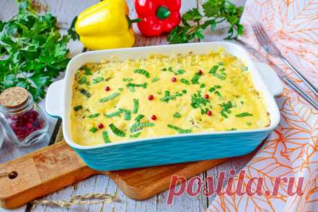 Запеканка из кабачков с курицей в духовке с сыром рецепт с фото пошагово - 1000.menu