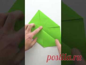 Cómo hacer un cuervo de papel que habla. Juguete de origami
