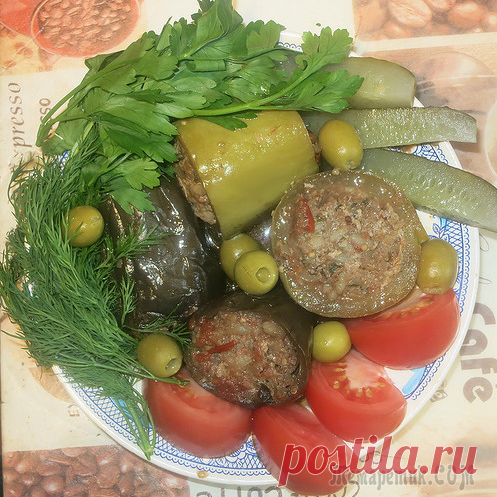 Овощи фаршированные