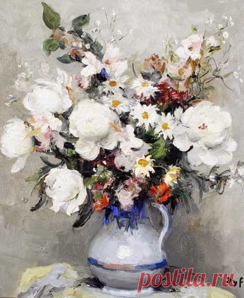 Нет  ничего прекраснее — женщины и цветы художника Marcel Dyf Французский художник Марсель Диф (Marcel Dyf) родился в ноябре 1899 года в Париже. Ещё в детстве увлёкся живописью и особенно импрессионизмом и постимпрессионизмом.
 
В Арле Marcel Dyf увлекается пейз…