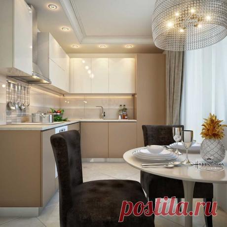 Дизайн кухни 10 кв. м: 100 фото новинок, варианты планировки