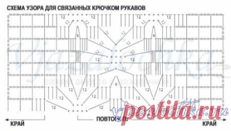 Пуловер спицами и крючком из меланжевой пряжи