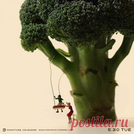 Крошечный мир японского художника из подручных предметов - Путешествуем вместе