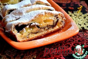 Творожный пирог с шоколадом – кулинарный рецепт