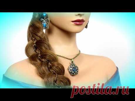 5 strand braid. Hairstyles for long hair. Everyday hairstyles.
