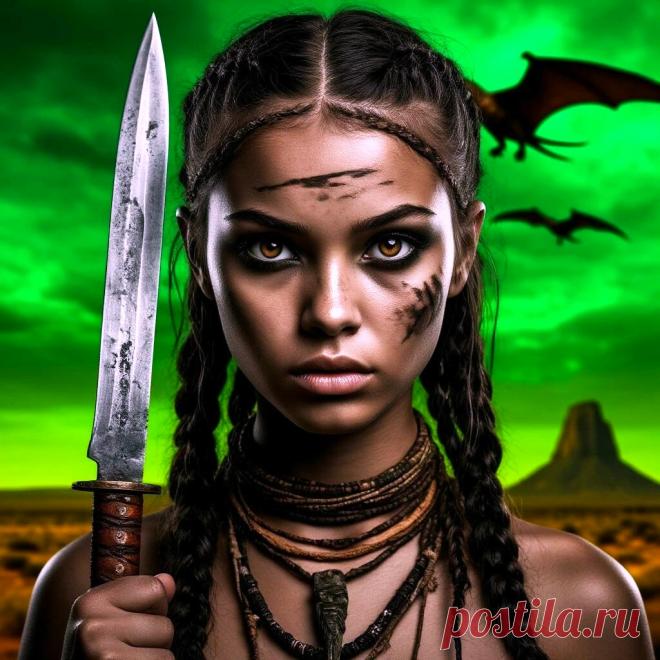 ТОНГРЕ и ЛЕТАЮЩИЕ ЖРЕЧЕСКИЕ ПТИЦЫ ЛАТТЕ . Вариант обложки к фантастическому роману ЛЕГЕНДА О ТОНГРЕ  (нейросеть Кандинский 2.1).