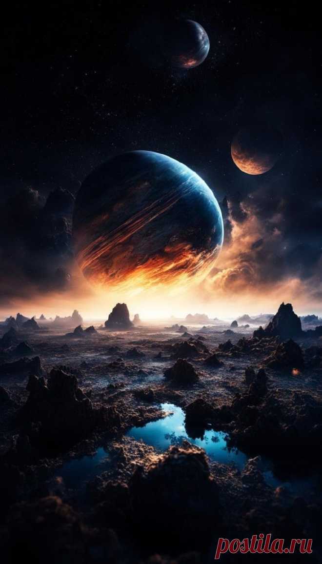 Цикл «Скальпель вечности» - Маргиад in 2024 | Fantasy landscape, Space artwork, Space art