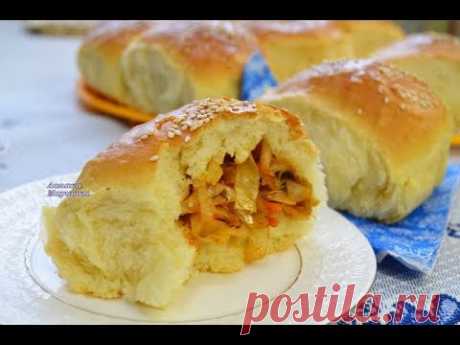 ВОЗДУШНЫЙ РАЗБОРНИК И КУЛЕБЯКА С КАПУСТОЙ