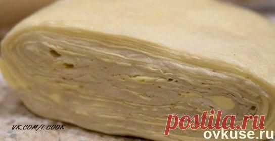 ТЕСТО СЛОЕНОЕ БЫСТРОГО ПРИГОТОВЛЕНИЯ - Простые рецепты Овкусе.ру