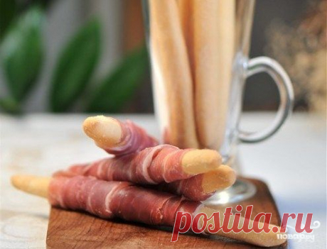 Гриссини с пармской ветчиной - кулинарный рецепт на Повар.ру