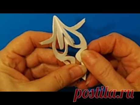 Ты ОФИГЕЕШЬ !! От СНЕЖИНКИ глаз не ОТОРВАТЬ !! как вырезть #снежинки из бумаги #узорыдляснежинок diy